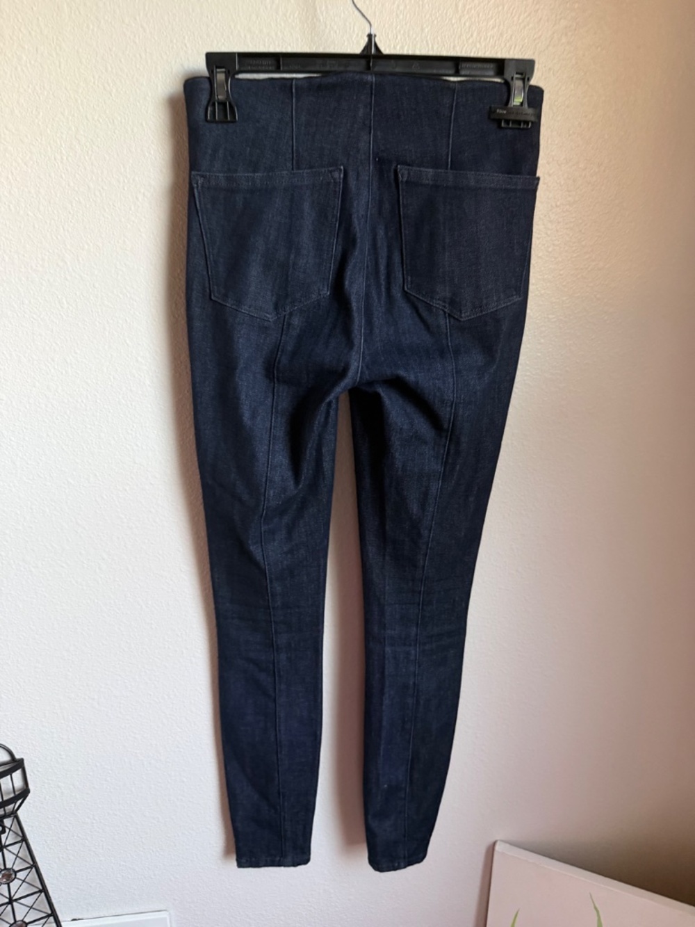 Pilcro High-Rise Performance Denim Leggings Denim Dark Sz 25 - Picture 11 of 13